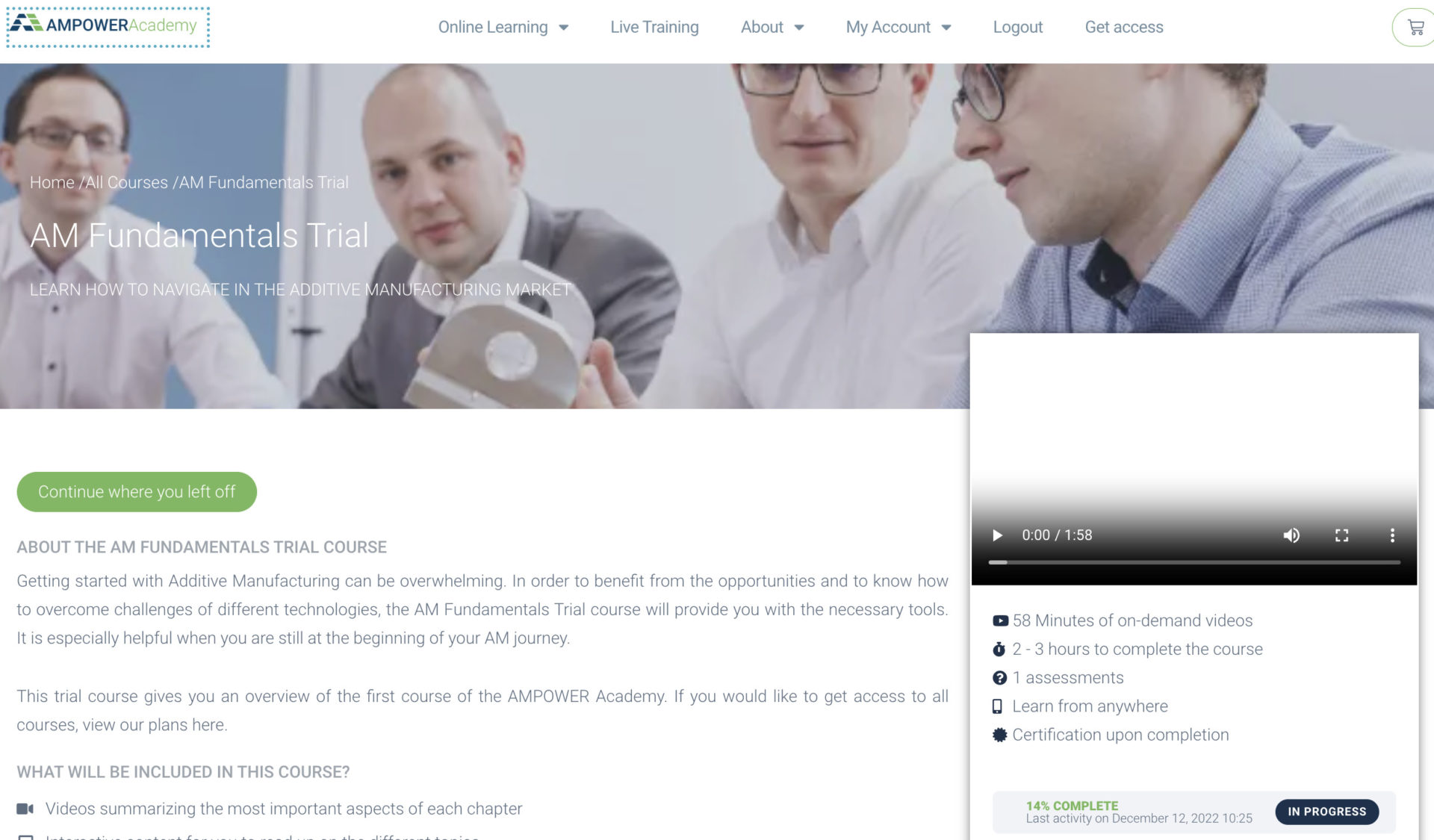 AM Fundamentals Course Page